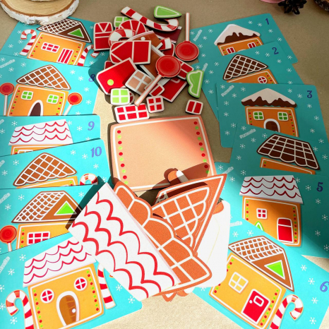 Дерев'яна гра Пряниковий будиночок Познавалка 44096200 Poznavalka