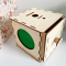 Дерев'яний куб-сортер 2 в 1 (шкатулка + на дотик)