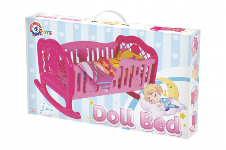 Колиска для ляльки з постіллю в коробці 4524 ТЕХНОК