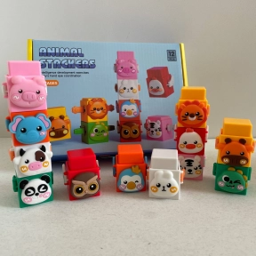 Пирамидка Зверюшки с крыльями”, двигающиеся 12 элементов 469-38