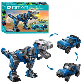 Детский пластиковый конструктор 3 в 1 "Unlimited Ideas" Динозавр - великан, 375 деталей, 4803