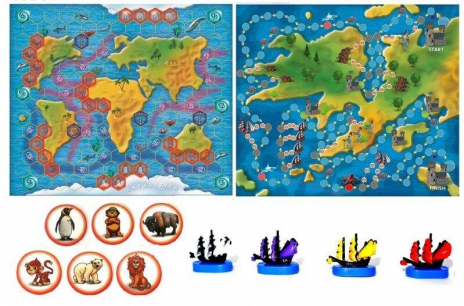 Зоорегата zooregatta 3 приключения в одной коробке / 3 пригоди в одній коробці Bombat game 4820172800019