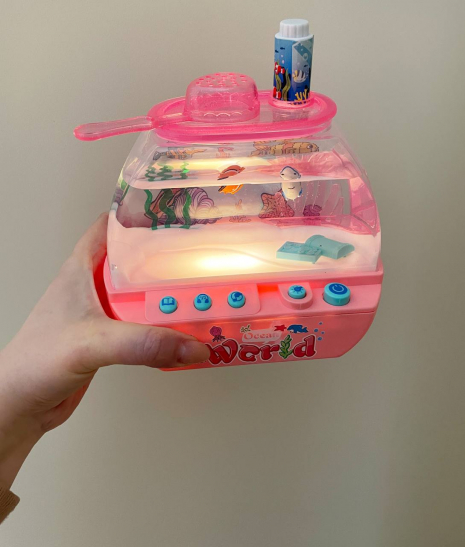 Детский игрушечный интерактивный музыкальный аквариум-ночник с подсветкой, сказки, песни, Bluetooth 