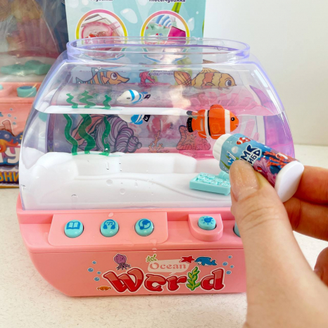 Детский игрушечный интерактивный музыкальный аквариум-ночник с подсветкой, сказки, песни, Bluetooth 