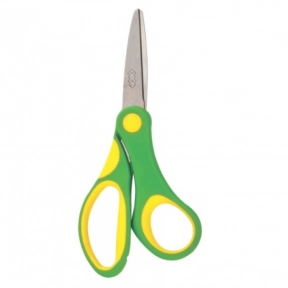 Ножиці дитячі ZiBi 5005-15 12,6см (салатові) ручки прогумовані 5005-15 ZB