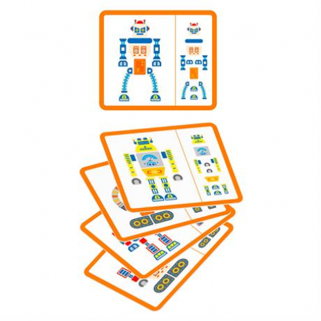 Набор для творчества деревянная мозаика с молоточком "Робот" Viga Toys (50335)