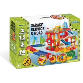 Пластиковий гараж - конструктор Сервіс з дорогою Tigres 50470