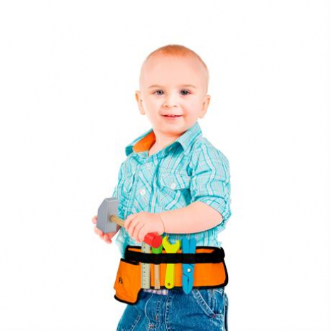 Дерев'яний ігровий набір Viga Toys Набір інструментів на поясі (50532)