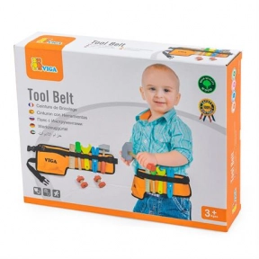 Деревянный игровой набор Viga Toys Набор инструментов на поясе (50532)