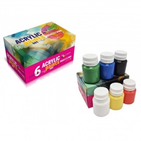 Фарба акрилова   6 кольорів по 20 мл 5081-AC
