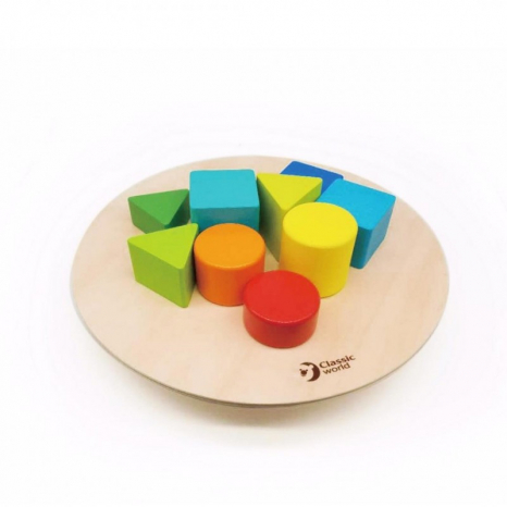 Дерев'яна іграшка Балансир Геометричні фігури  5090 Classic World