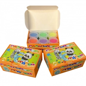 Пальчиковые краски Тетрада 6 цветов