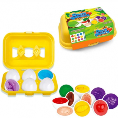 Сортер яйця в лотку Овочі та фрукти (6 яєць)