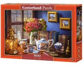 Пазли картонні  500 елементів Чаювання Castorland B-53070