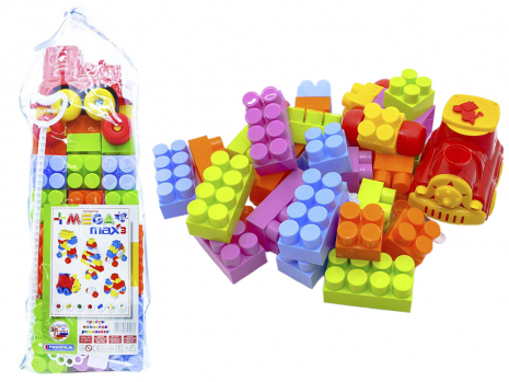 Конструктор блочный "Мега Макс №3" 59 деталей Maximus 5317