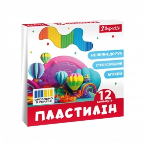 Пластилін 1Вересня, 12 кол., 240г "Classic"