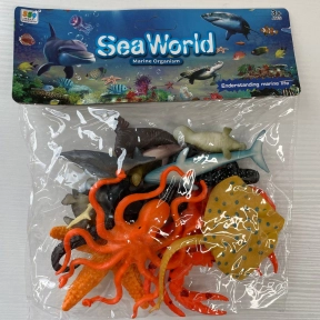 Набір іграшкових морських та річкових фігурок. 559-321A