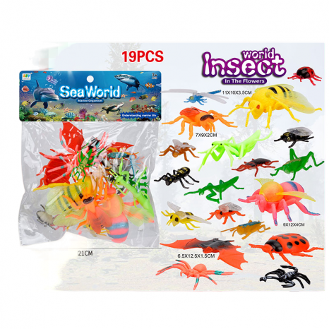 Набор игрушечных фигурок "Насекомые". 559-323A