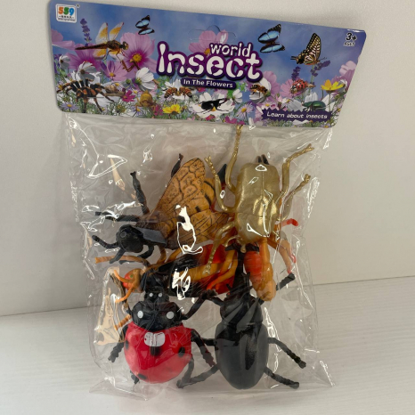 Фігурки жуки, 6шт. у пакеті 28*21 см, 559-478A