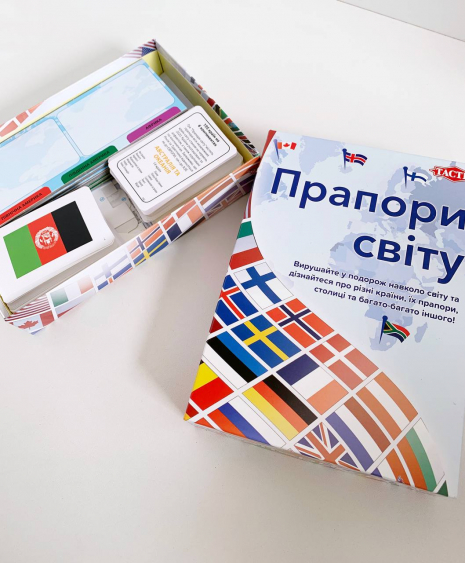 Настільна гра "Прапори світу" 58139 Tactic