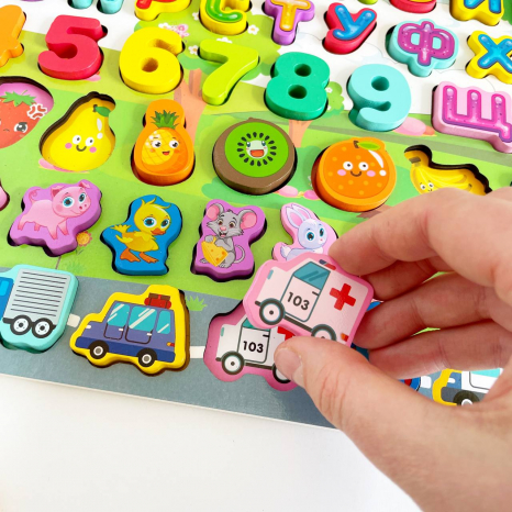 Мультифункціональний сортер Розумна Дошка 58327