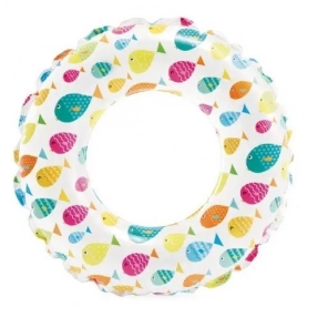 Круг надувний Intex 59230 Яскраві рибки 3-6 років