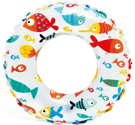 Круг надувний дитячий 6-10 років Рибки, Intex, 59241