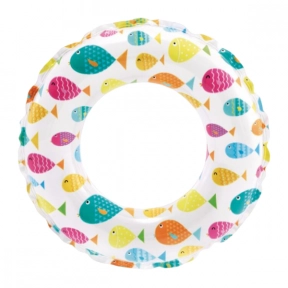 Круг надувной детский 6-10 лет Яркие рыбки, Intex, 59241