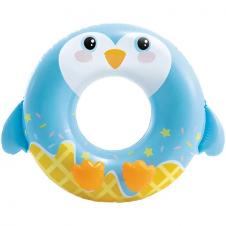 Детский надувной круг Пингвин, Intex, 59266