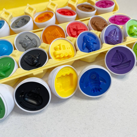 Гра - сортер Яйця в лотку Транспорт 3D 59293