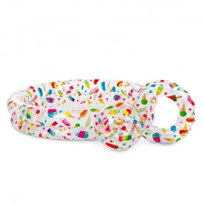 Басейн дитячий надувний із набором (круг + мяч) Солодощі, Intex 59460 NP