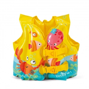 Надувной детский жилет Рыбки Intex 59661