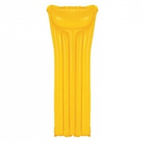Матрас надувний вініловий для пляжа Intex 59703 Жовтий
