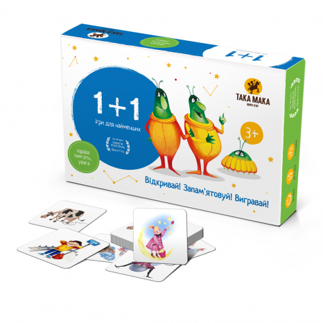 Настільна гра "1+1" від Така Мака. 60001-UA