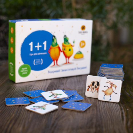 Настільна гра "1+1" від Така Мака. 60001-UA