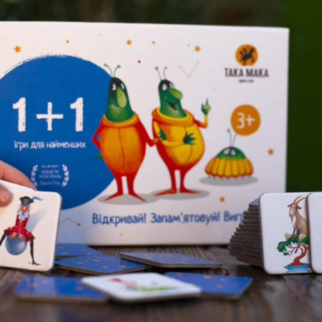 Настільна гра "1+1" від Така Мака. 60001-UA