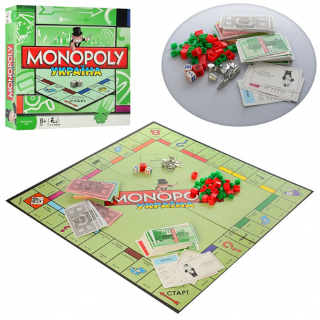 Настільна гра Монополія Україна / Monopoly 6123 UA