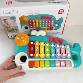Детский Ксилофон 8 тонів, палички 2шт 6223