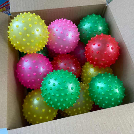 М'яч масажний надувний Їжачок, діаметр 8см