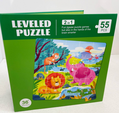 Пазли на магнітах у книжечці Африка  LY 63073