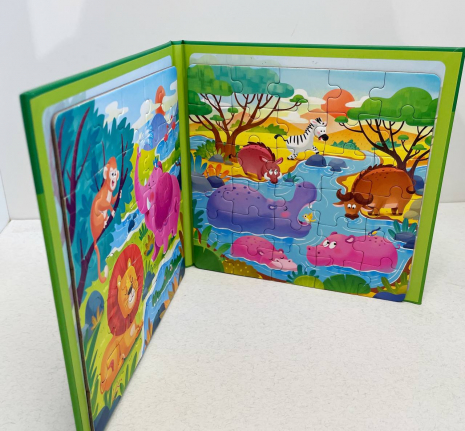 Пазли на магнітах у книжечці Африка  LY 63073