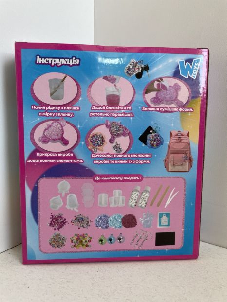 Малый набор для детского творчества: Акриловые украшения Однорожка 63367 WToys