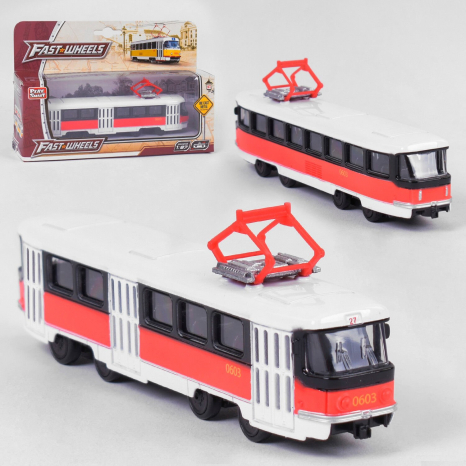 Трамвай металопластик (інерційний) 6411 D