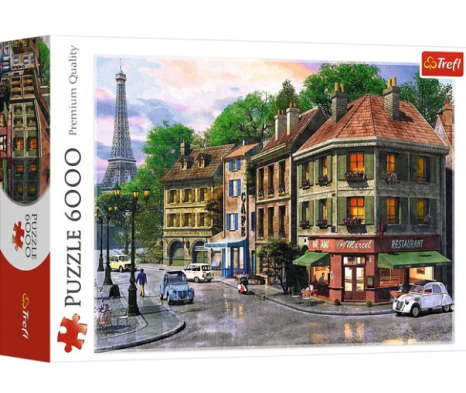 Пазли Trefl 6000 елементів Вулиця Парижу 65001