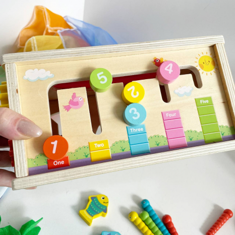 Деревянная магнитная рыбалка, сортер 65627