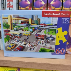 Пазл "Городское движение" (60 дет.) Castorland. 66131