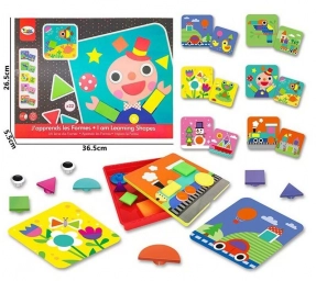 Дитяча мозаїка із трафаретами та геометричними фігурами, 66829