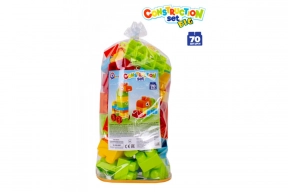 Конструктор блочний  “MAX №2” 70 елементів, в кульку ТЕХНОК, 6801