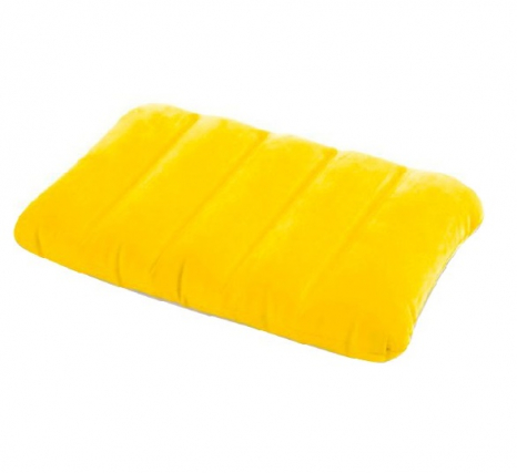 Подушка надувна (жовта) Intex 68676