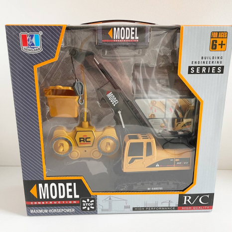 Підйомний кран на радіокеруванні з акумуляторо 3.7 V, підсвічування, звук, 689-804